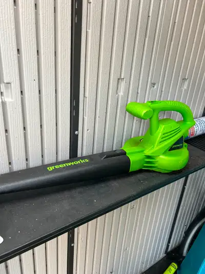 NEW! GREENWORKS SINGLE SPEED 160MPH CORDED LEAF BLOWER In excellent, new condition. Only used once....