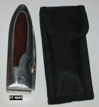 Walt Healy Promotional Single Blade Knife with Belt Case