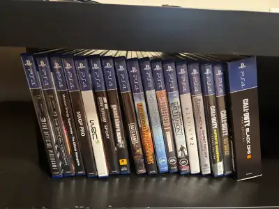 All in great shape! $20 for each game $30 for COD Pro Edition and Badges