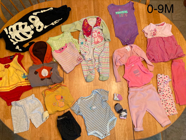 Linge bébé fille/garçon 0-9M | Vêtements - 3 à 6 mois | Granby | Kijiji