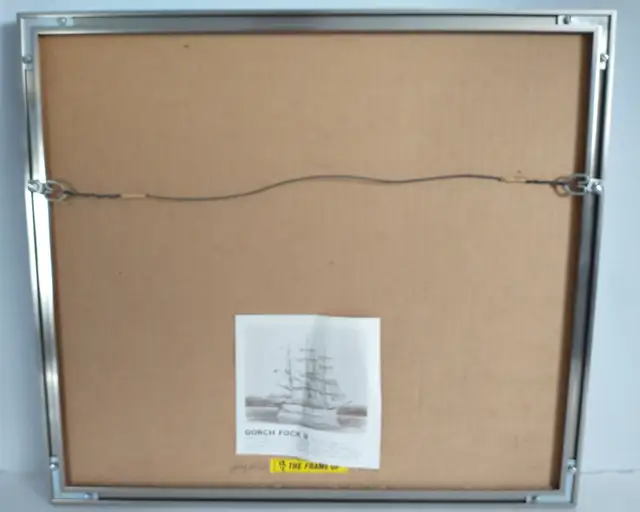 Framed Babelowsky print "Gorch Fock II" in Arts & Collectibles in Ottawa - Image 5
