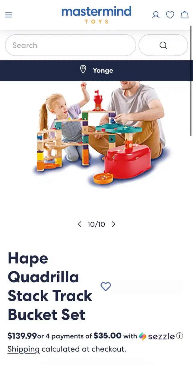 Hape Quadrilla Stack Track Bucket Set Marble Run in Toys & Games in Mississauga / Peel Region - Image 5