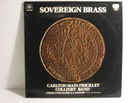 CARLTON MAIN FRICKLEY COLLIERY BAND  SOVEREIGN BRASS LP RECORD