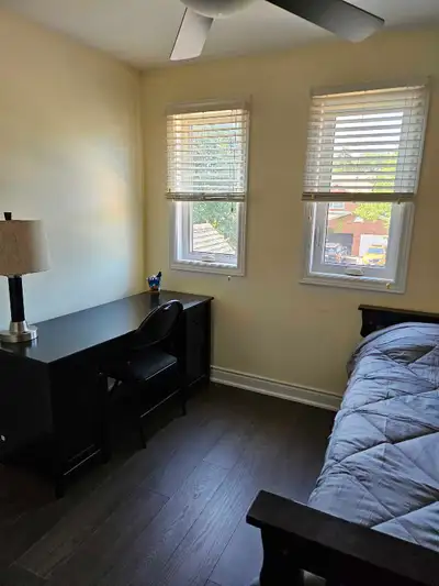 Bright, clean, and cheery furnished room for rent for one person, preferably a student in Whitby tow...
