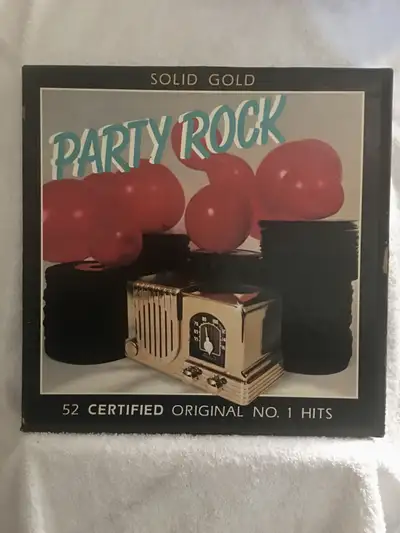 Party Rock - Solid Gold - 52 Certified Original No. 1 Hits - Vinyl 5 Lps / Box Set Various artists :...