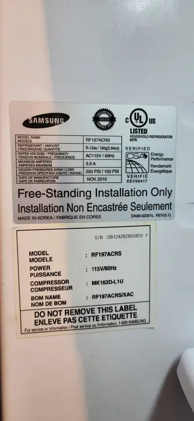 Used refrigerator to sell, View more