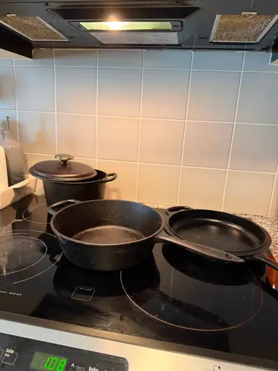 Lagostina Preseasoned Cast Iron Skillet and Saute Pan Dutch Oven, View more
