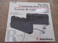 NEW!  Audionic Two Way Communication System Radio Shack