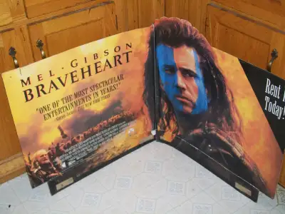 Large Braveheart movie display / carboard, View more