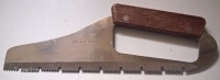 Vintage Stainless Steel Handheld Saw with Wooden Handle