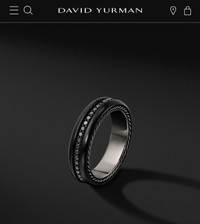 David Yurman Men’s Engagement Ring 
