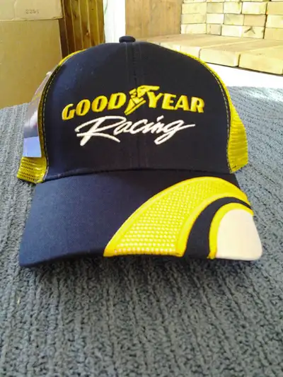 NASCAR GOODYEAR RACING MESH BACK TRUCKER BASEBALL HAT, View more