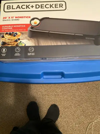 I'm offering a Black and Decker 20" x 11" nonstick electric griddle, perfect for making pancakes or...