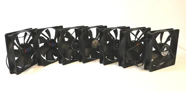 3-pin Silent Cooling PC Case Heat Sink Fans 120mm YouChoose From in System Components in City of Toronto - Image 5