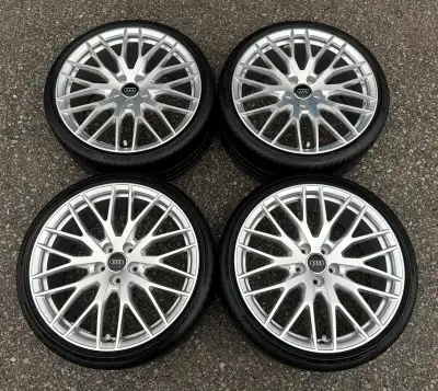 *4x Audi TT S 20 Inch OEM Silver Forged Rims Perfect Condition *Will fit TT, TTs and TT RS models of...