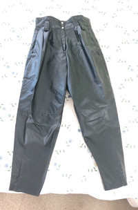 Leather pants, womens