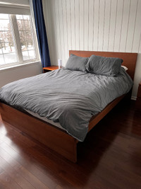Ensemble de chambre IKEA et matelas / IKEA Bed set with mattress