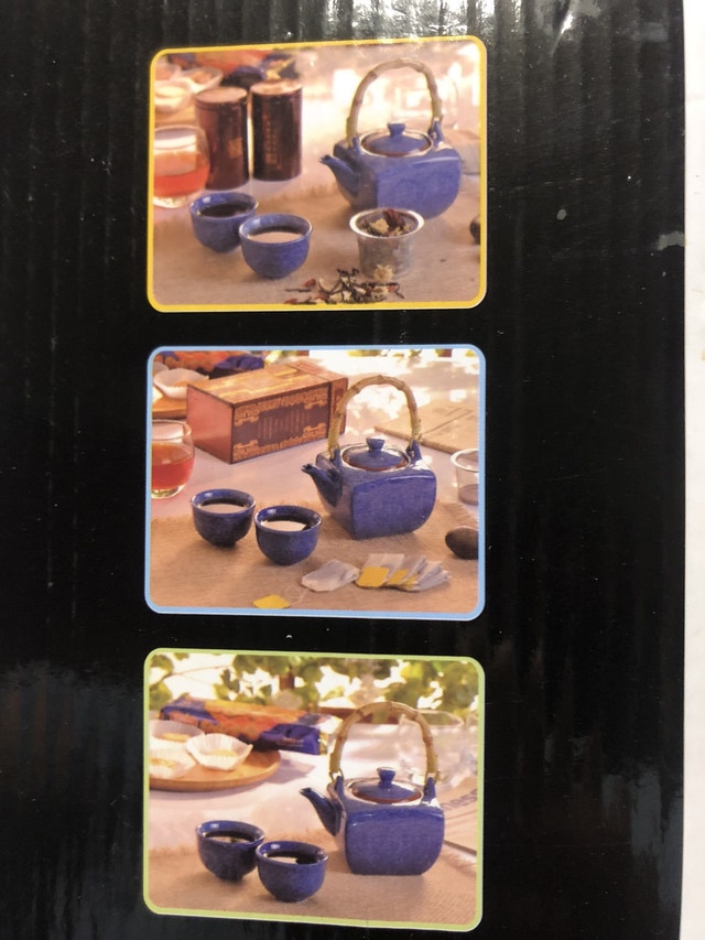 3 Piece Stoneware Tea Set Home Décor & Accents Calgary Kijiji