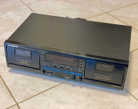 PIONEER CT-W650R Stereo Double Cassette Deck Audio Player