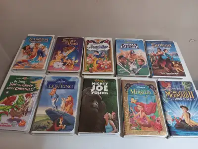 Walt Disney and Kids VHS Movies, View more