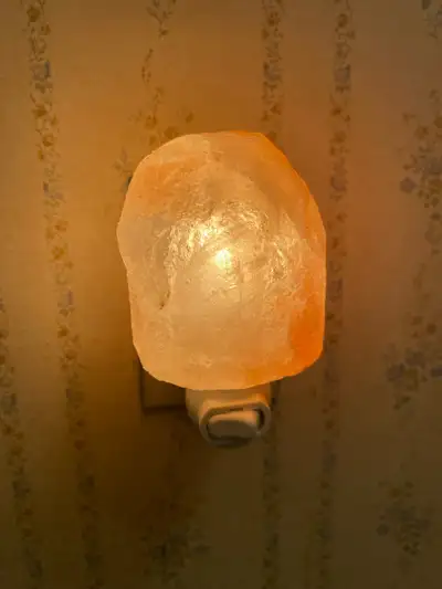 Cute Himalayan Salt Lamp  Crystal Night Light Plugin, View more