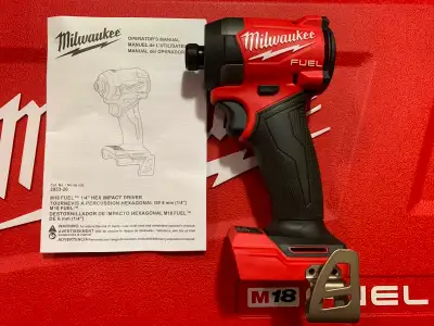 MILWAUKEE GEN 4 M18 FUEL 1/4” HEX IMPACT DRIVER, View more