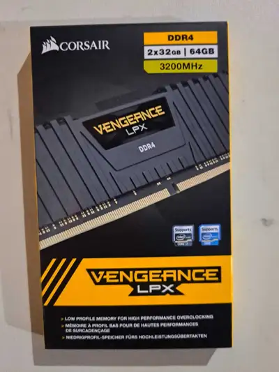 64 GB Corsair DDR4 3200 MHZ, View more