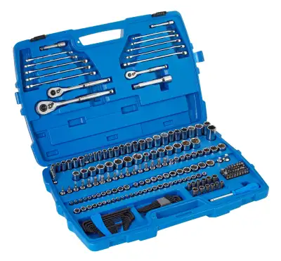 Jeu de douilles Mastercraft, 233 pc, SAE/métrique, View more
