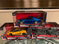 Fast and the Furious 1:24 Diecast Cars