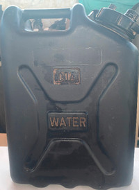 Canadian Forces Black Plastic Water Gerry Can