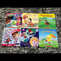 6 Elementary Storybooks Disney Shopkins Curious George