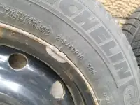 Winter Tires on Rims (215/60R16)  MICHELIN X-ICE