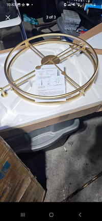 Gold Wall Clock 