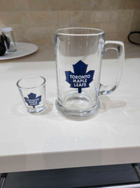 Toronto Maple Leafs Mug and Shot Glass