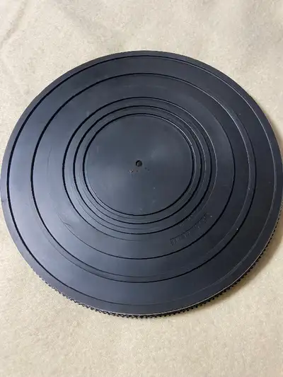 Turntable platter for belt drive