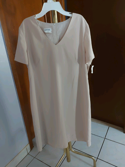 New Tag on (Giftable)- creamy off white Dress- Size 14., View more
