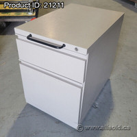 2 and 3 Drawer Under Desk Pedestal File Cabinets, $90 - $125 ea.