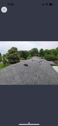 Get your shingle  and metal roof done 