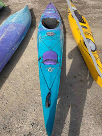 Used Blue/Purple Clearwater Beaufort Single Kayak (#23F10)