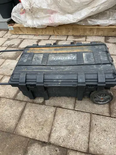 Husky rolling tool chest/ storage bin , View more