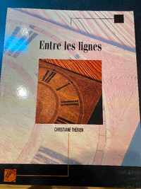 University textbook: Entre les lignes (French)