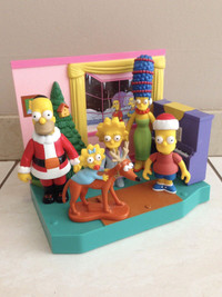 THE SIMPSONS FAMILY CHRISTMAS ENVIRONMENT & FIGURES 