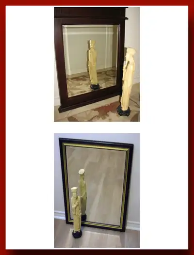 ✨❤️ TWO BEAUTIFUL FRAMED WALL MIRRORS ❤️✨, View more