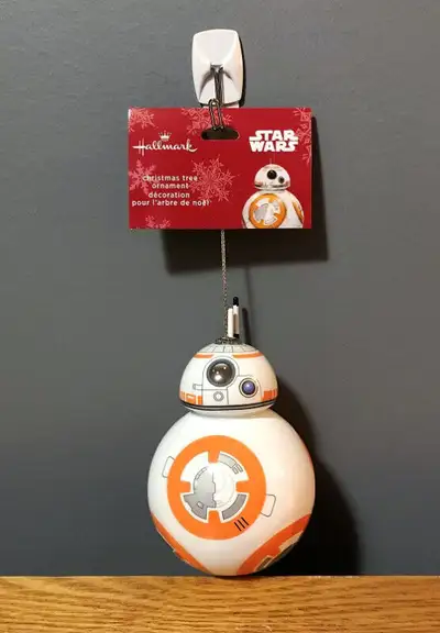 Hallmark Star Wars BB-8 Decoupage Christmas Ornament - NEW, View more
