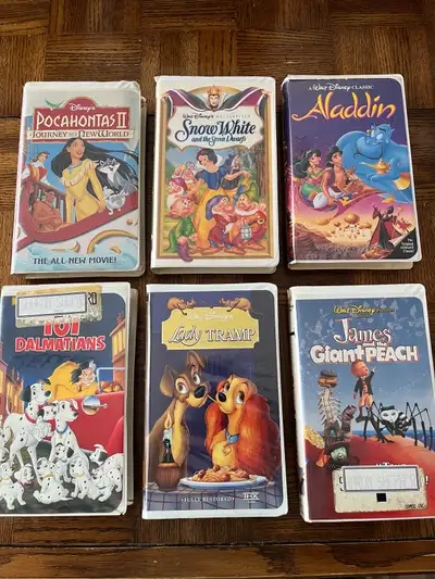 Walt Disney VHS Tapes, View more