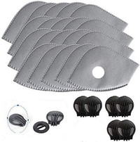 Set of 30 activated carbon filters for most face coverings