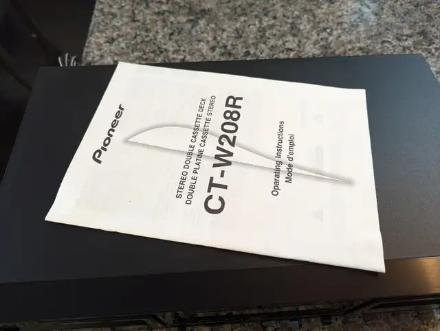 Mint Pioneer CT-W208R Double Cassette Deck Auto Reverse + Manual in Stereo Systems & Home Theatre in Markham / York Region - Image 7