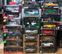 1:18 Scale Die Cast Metal Cars in boxesHard to find