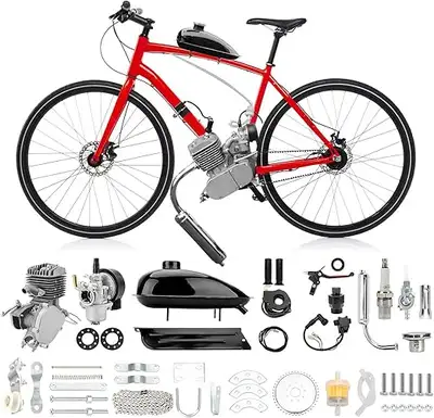 New 80cc Bicycle Engine Kit, 2 Stroke, everything included, View more