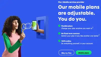 Flexible Mobile Plans - Fizz Mobile, View more
